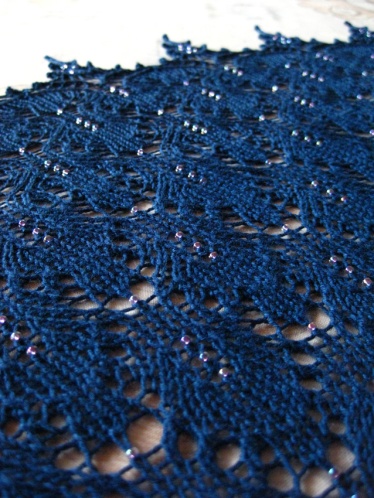 sweet dreams shawl detail with beads